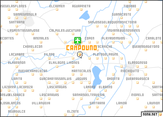 map of Campo Uno