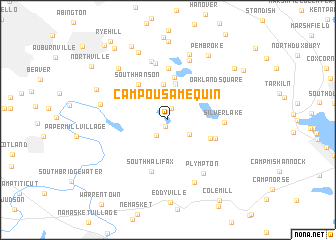 map of Camp Ousamequin