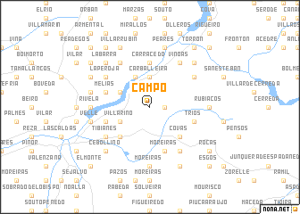 map of Campo