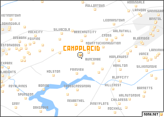 map of Camp Placid