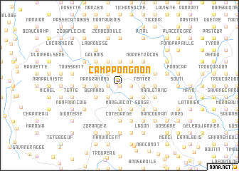 map of Camp Pongnon