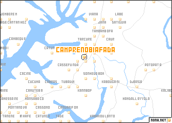 map of Campreno Biafada