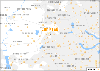 map of Camp Ted