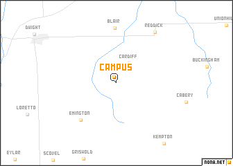 map of Campus