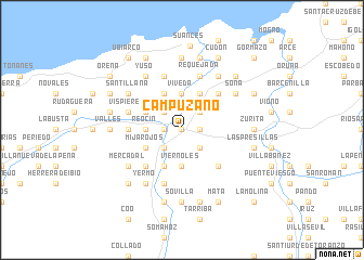 map of Campuzano