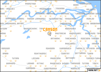 map of Cẩm Sơn