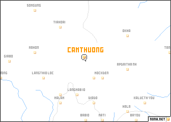 map of Cam Thượng