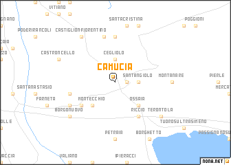 map of Camucia