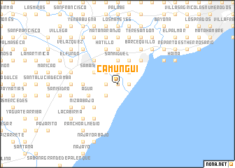 map of Camunguí