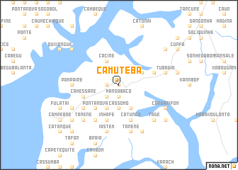 map of Camutebã
