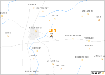 map of Cam
