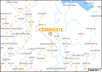 map of Canaan Este