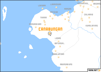 map of Canabungan