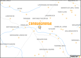 map of Cañada Grande