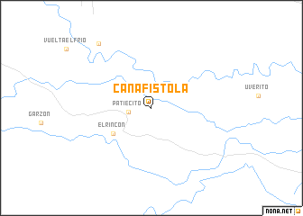 map of Cañafistola