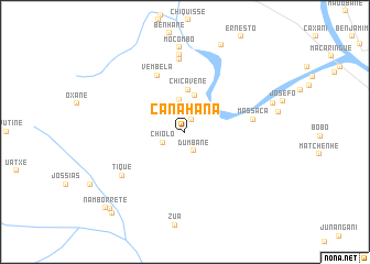 map of Canahana