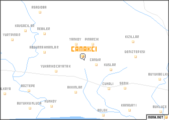 map of Çanakçı