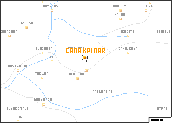map of Çanakpınar