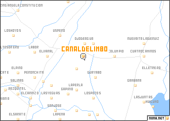 map of Canal de Limbo