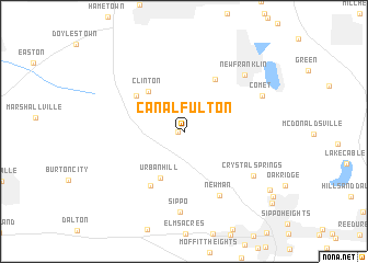 map of Canal Fulton