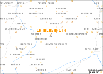 map of Canalosa Alta