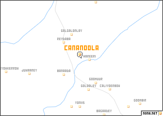 map of Cananoola