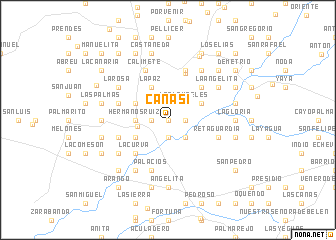 map of Canasí