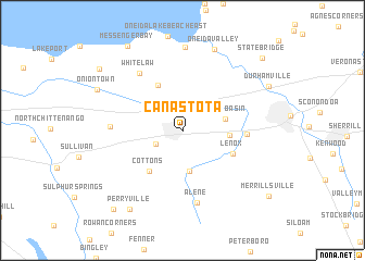 map of Canastota