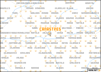map of Canastrês