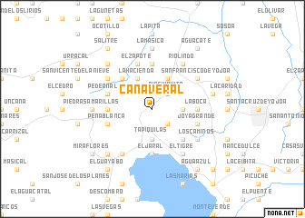 map of Cañaveral