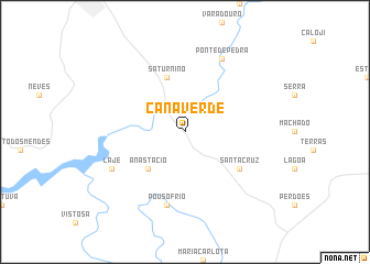 map of Cana Verde