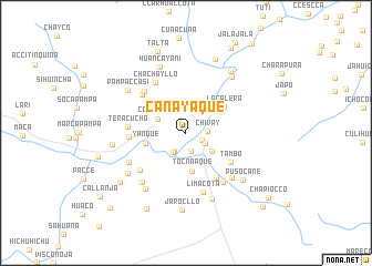 map of Canayaque