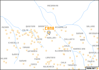 map of Cana