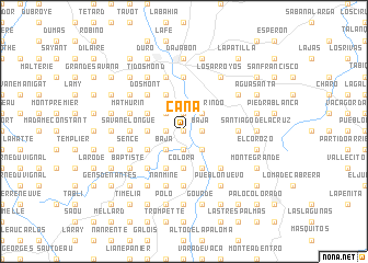 map of Cana