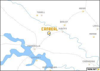 map of Canbeal