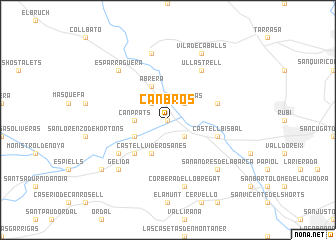 map of Caʼn Bros