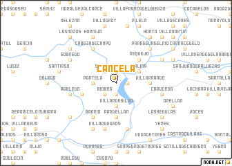 map of Cancela