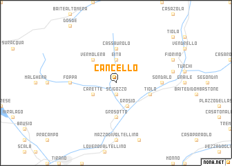 map of Cancello