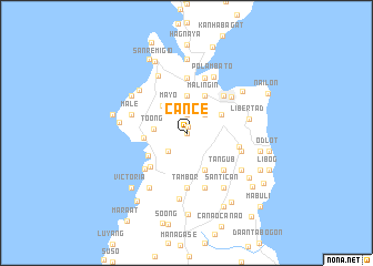 map of Cance