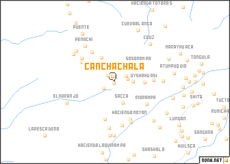 map of Canchachala