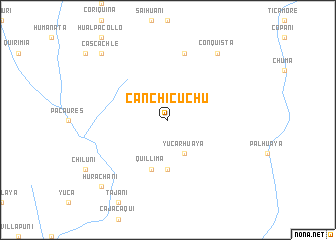map of Canchi Cuchu