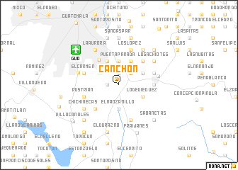 map of Canchón