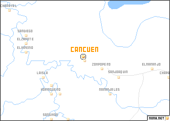 map of Cancuén