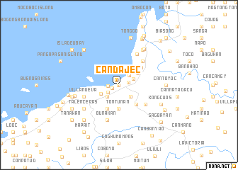 map of Candajec