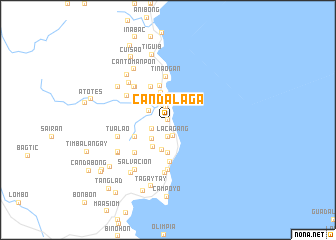 map of Candalaga