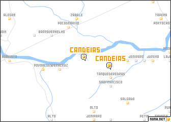 map of Candeias