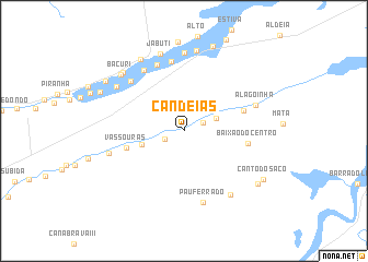 map of Candeias