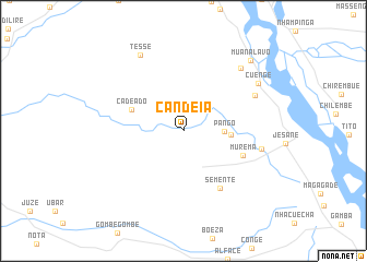 map of Candeia