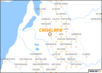 map of Candelaria