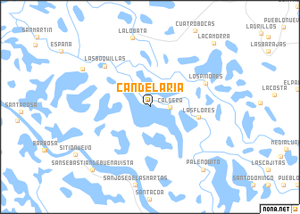 map of Candelaria